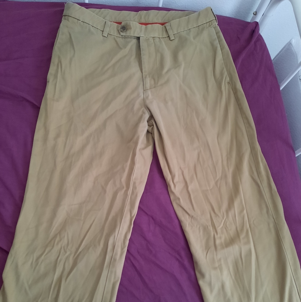 Haggar 34x32 khaki pants